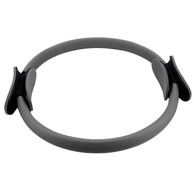 Sempoda 4 Colors Yoga Circle,Dual Grip Yoga Pilates Resistance Circle,Flexible Resistance Exercise Equipment for Toning Arms Thighs Legs Core(Black)