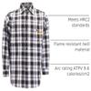 Titicaca FR Shirts for Men 6.5oz Lightweight Button Down Work Shirt 100%C view 4