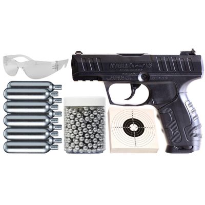 Daisy Powerline ARMYBOY Kit for Model 426 Air Gun BB Pistol .177 Cal BB Gun CO2 Semi-Auto Up-to 430 FPS 15 Rd Magazine Kit Includes: BB Gun, BBS, CO2, Safety Glasses Black