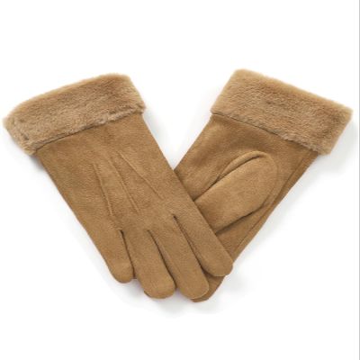 Vislivin Visivin Winter Gloves for Women Touch Screen Warm Fleece Lined Gloves Brown XL