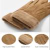 Vislivin Visivin Winter Gloves for Women Touch Screen Warm Fleece Lined Gloves Brown XL view 3