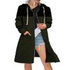 Akivide Women Oversized Zip Up Long Sweatshirt Jacket Winter Fall Long Sleeve Hoodies Coat Cardigan Outfits with Pocket