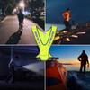 HUIOP High Visibility Vest, High Visibility Vest Outdoor Sports Running Cycling Reflective Vest with Pocket view 2
