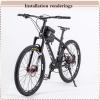 BUCKLOS 27.5inch MTB QR Straight Remote Air Damping Suspesion Fork & 44-56mm Black Headset view 4