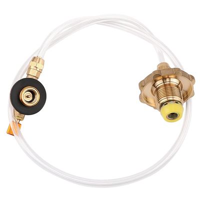 HUIOP Gas Stove Adapter, Outdoor Camping Gas Stove Adapter Gas Refilling Pipe Gas Stove Accessories