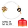 HUIOP Gas Stove Adapter, Outdoor Camping Gas Stove Adapter Gas Refilling Pipe Gas Stove Accessories view 2