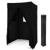 EAGLE PEAK Flex Compact 4x4 Pop-up Canopy Changing Room, Portable Privacy Dressing Room for Indoor Fashion Photoshoots, Camping, or Pool, Black view 1