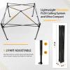 EAGLE PEAK Flex Compact 4x4 Pop-up Canopy Changing Room, Portable Privacy Dressing Room for Indoor Fashion Photoshoots, Camping, or Pool, Black view 3