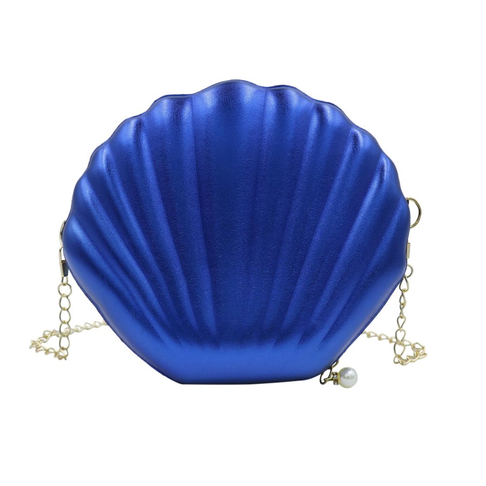 AIBEARTY Cute Seashell Shape Crossbody Purse Small Shoulder Bag with Chain for Women Little Girls