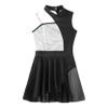 Loyan Kids Girls Ballet Leotard Contemporary Dance Costume Dancewear Modern Jazz Latin Lyrical Dance Dress Silver 6 Years view 3