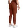 Aoxjox High Waisted Workout Leggings for Women Tummy Control Buttery Soft Yoga Metamorph Deep V Pants 26" (Cherry Mahogany, 3X-Large) view 1