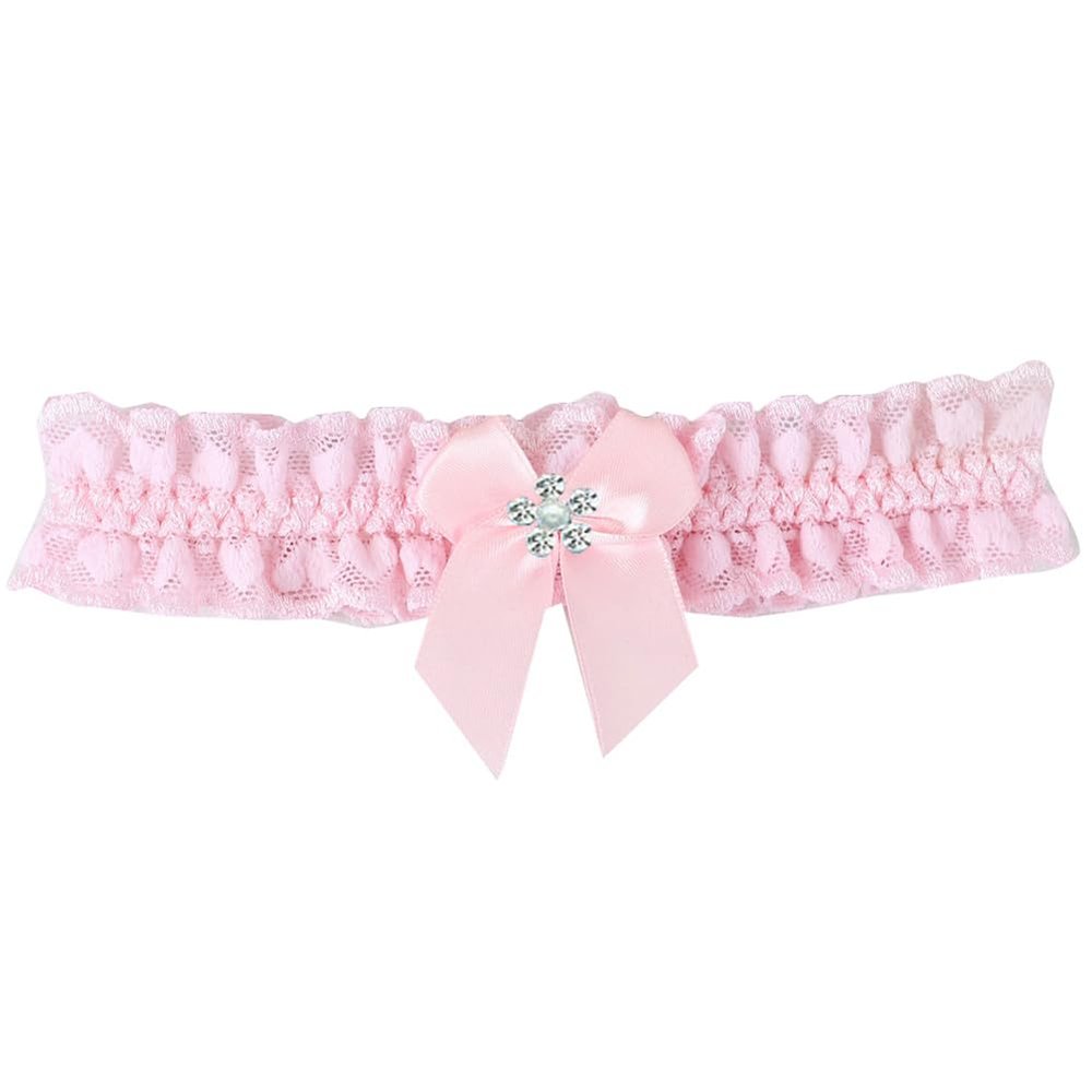 Women Bridal Garter for Wedding Garter Belt Party Garter Set Pink Garters for Bride garter