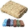 ELZEM Garden Camouflage Shade Net, Beige Lightweight Sunscreen Net, Oxford Cloth Military Reinforced Camo Netting, for Car Cover Camping Hunting Decoration (Size : 10x15m/32.8x49.2ft) view 1