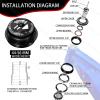 BUCKLOS 29inch MTB QR Crown Suspesion Fork & 44-56mm Black Headset view 4
