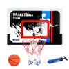 GSE Games & Sports Expert Large Basketball Hoop with Ball & Pump, 24" x 16" Wall-Mounted Hoop Set, Over-The-Door Basketball Hoop with Complete Accessories for Home & Office (Dunk) view 1