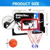 GSE Games & Sports Expert Large Basketball Hoop with Ball & Pump, 24" x 16" Wall-Mounted Hoop Set, Over-The-Door Basketball Hoop with Complete Accessories for Home & Office (Dunk) view 2