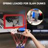 GSE Games & Sports Expert Large Basketball Hoop with Ball & Pump, 24" x 16" Wall-Mounted Hoop Set, Over-The-Door Basketball Hoop with Complete Accessories for Home & Office (Dunk) view 3