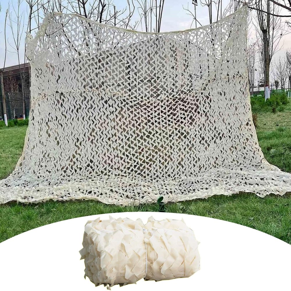 1m 2m 3m 4m 5m 6m 7m 8m 9m 10m Sunscreen Camo Netting, Privacy Protective Shade Net, Beige Outdoor Garden Camouflage Netting, For Camping Shooting Birthday Party Decorations ( Size : 1x5m/3.2x16.4ft )