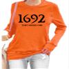 1692 They Missed One Salem Massachusetts Sweatshirt Vintage Halloween Sweater Plus Size 3Xl view 1