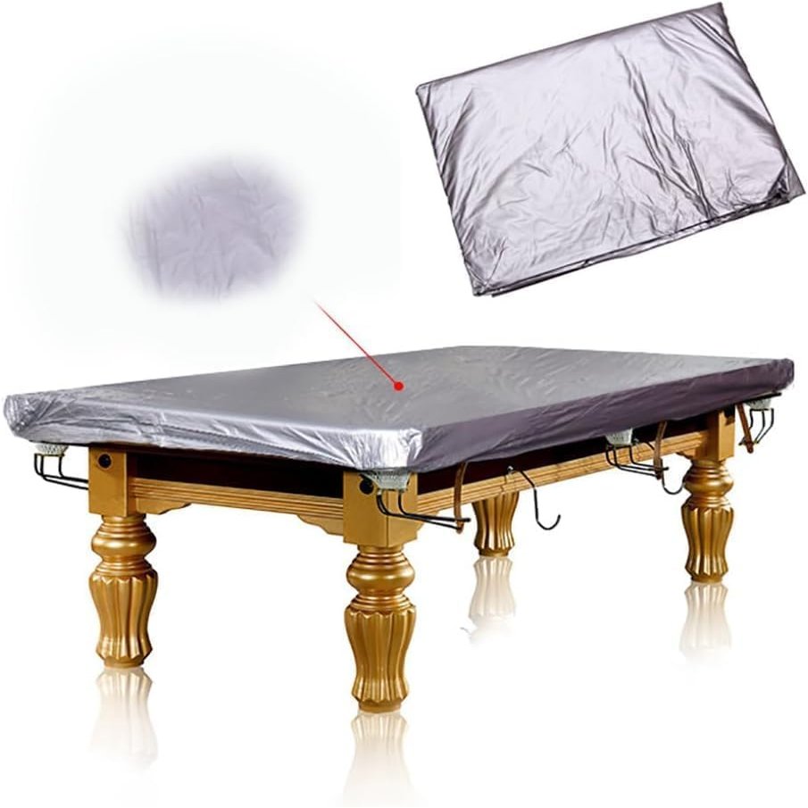 DKULMN Pool Table Cover,Billiard Pool Table Cover, Waterproof Table Cover Perfect for Indoor and Outdoor Use,Durable Dust Protection Cover,7ft