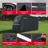 KEMIMOTO 600D Waterproof Golf Cart Cover, Universal Heavy Duty Large Golf Cart Rain Cover with Storage Bag Compatible with EZGO Club Car 2/2+2/4 Passenger, Black view 4