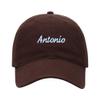 L8502-LXYB Baseball Cap Men Name Antonio Gift Embroidered Washed Cotton Dad Hat Baseball Caps (Brwon,7 5/8) view 1