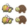 HERCHR 4PCS Tennis Racket Vibration Dampener Tennis Racket Shock Absorber, Cute Bee Turtle Shock Absorber Silica Gel Tennis Dampeners Racket String Shock Absorber Tennis Gift(Turtle Bee) view 1