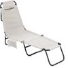 Campers Collection Yamazen Cot C272-4(IV) Cot, Camping, Outdoors, Foldable, Easy Setup, Reclining, Compact, Camping Bed (Ivory) view 1
