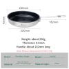 Boundless Voyage Titanium Non-Stick Frying Pan Outdoor Camping Skillet with Folding Handle Lightweight Campfire Cookware ((M)- 8.6 in.) view 3