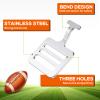 Dunzy 24 Pieces Shoulder Pad T Hook Football Pad T Hook (1 Inch,Silver) view 3