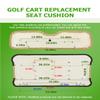 SCITOO Replacement Cushions for Golf Cart Front Seat, Golf Cart Cushion Seat for EZGO TXT, Tan, 2 Piece Set view 3