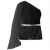 Agoky Men's Ancient Rome Theme Party Role Play Halloween Costume One Piece Sexy Outfits Rompers Black Large view 4