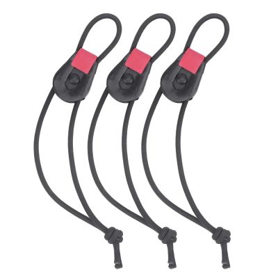 HOHXFYP 3Pcs Fishing Rods Belt, Robust Nylon Fishing Rod Quick Ties with Plastic Adjustments, Portable Elastic Fishing Rod Ties
