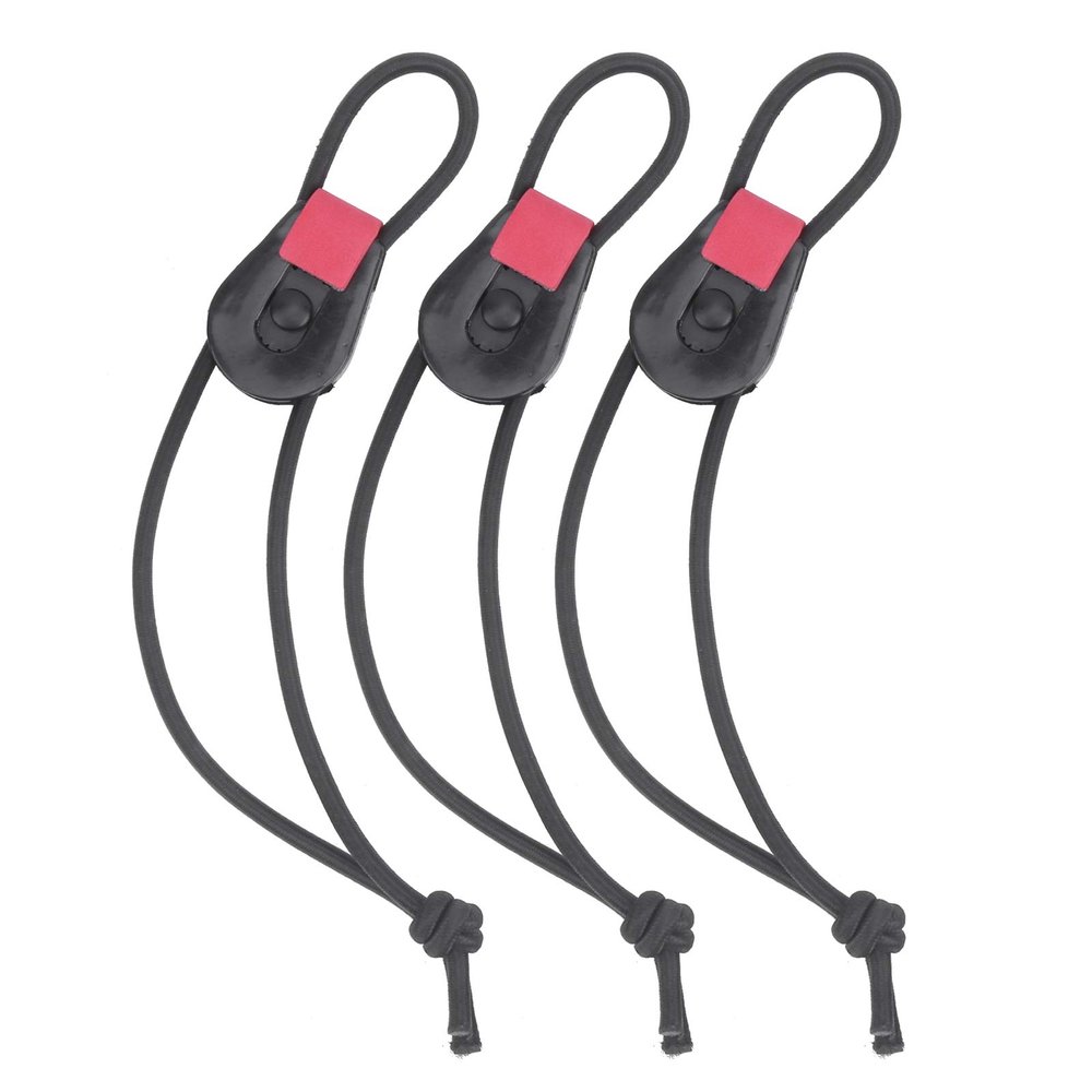 HOHXFYP 3Pcs Fishing Rods Belt, Robust Nylon Fishing Rod Quick Ties with Plastic Adjustments, Portable Elastic Fishing Rod Ties
