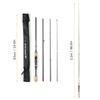 HUIOP Fishing Rod,4 Pieces Travel Rod, Portable Travel Spinning Fishing Rod Lightweight Carbon Fiber 4 Pieces Fishing Pole view 3