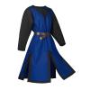 Ctreela Medieval Tunic Robe for Men Renaissance Knight Warrior Costume Long Sleeve Crusader Templar Robe Belted Teutonic Top view 1