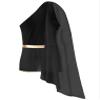 LiiYii Men's Halloween Costume Mr. Toga Cosplay One Shoulder Shorts Jumpsuits Ancient Greek Outfits Black 3X-Large view 3