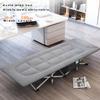 UPGENT Folding Camping Cot for Adults, Portable Outdoor Bed Heavy Duty Sleeping Cots with Pillow, Guest Bed for Home, Office Nap and Outdoor view 2