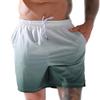 DGKaxiyaHM Man's Printed Casual Thin Beach Shorts Quick Dry Comfort Swim Sports Shorts Breathable Summer Fifth Pants (Dark Green 1,Large) view 1