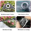 Amunpitic Tarp Duty Heavy 13.12x13.12ft, Tarpaulin Dustproof Rainproof Transparent, Waterproof Tarps Outdoor with Grommets, for Camping, Plants Greenhouse, Cars, Patio and Pavilion view 2