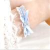 Blue Garter Set for Wedding Bride - Sexy Blue Garters for Women view 2