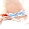 Blue Garter Set for Wedding Bride - Sexy Blue Garters for Women view 3