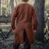 Medieval Mens Irish Costume Viking Warrior Tunic Renaissance Mercenary Scottish Costume Warrior Halloween Dress Tops view 3