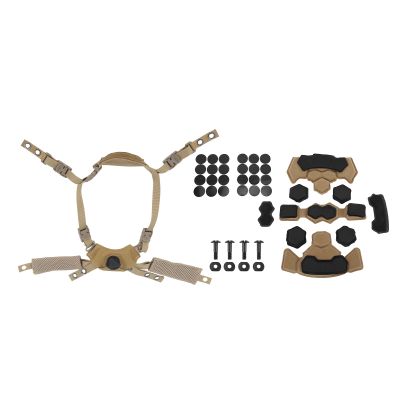 Bewinner Dial Suspension System Chin Strap Universal Fit for Fast MICH Wendy FMA EXF Helmets, Breathable Nylon Sponge Cushion Double Layer Design, 3-Piece Removable Pads Perfect for Cycling Scooter