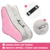 BESPORTBLE Triangular Roller Skate Bag for Carrying Roller and Inline Skates - Durable Mesh Cloth, Convenient Hand Strap, Multi-Color, 16.45x14.64x7.48 Inches view 3