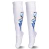 HERCHR Fencing Socks for Epee, Sabre and Foil, Absorbing Breathable Stretchy Wearable Cotton Protective Fencing Stockings Knee High Sports Socks for Unisex Child Adult Men and Women(L) view 1