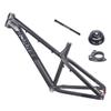 HIMALO 26er/27.5er Hardtail Mountain Bike Frame 17'' Disc Brake Bike Frame Thru Axle 12 * 142mm Aluminum Alloy Rigid Frame Internal Routing (Color : Titanium) view 1