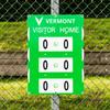 Vermont Fence Mounted Tennis Scoreboard - 3 Green, Blue & Black | Ultra-Durable (Medium (18in x 26in), Green) view 1
