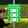Vermont Fence Mounted Tennis Scoreboard - 3 Green, Blue & Black | Ultra-Durable (Medium (18in x 26in), Green) view 2