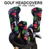Flamingo Golf Club Headcover 3 Wood Head Cover Golf PremiumPU Leather Fairway Wood Head Cover Gift for Men (1pc (for Fairway)) view 2